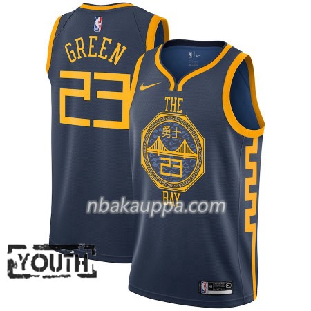 Golden State Warriors Draymond Green 23 2018-19 Nike City Edition Navy Pelipaidat Swingman - Lasten